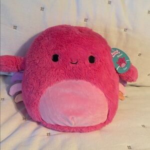 Squishmallows FuzzAMellows Cyra the Crab 12” plush - NWT